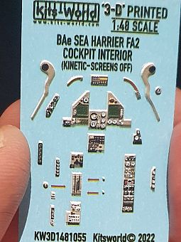 Kitsworld 1:48 3D Instrument Panels Hawker Siddeley Sea Harrier FA2 